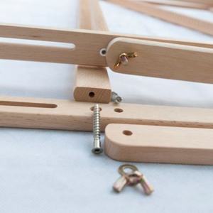 हस्त शिल्प बुनाई किट Crochet बुनाई उपकरण लकड़ी के उपकरण <span class=keywords><strong>DIY</strong></span> शौक शिल्प बुनाई करघा किट 90*88 cm - Product Image 3