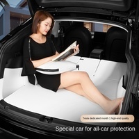 Tapis de coffre imperméable en cuir résistant à l'usure adapté à la Tesla Model 3/Y