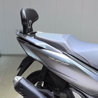 Dossier de passager arrière en alliage d'aluminium pour PCX160 avec support lombaire et installation non destructive