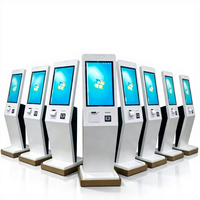 Terminal tactile vertical Yingtouch pour la gestion des files d'attente en libre-service, pour hôpitaux et administrations, montage sur pied/sur sol