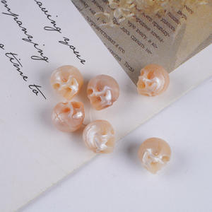 Natural 7-9mm <b>Freshwater</b> <b>Pearl</b> <b>Bracelet</b> Finely Carved White Skull Cultural Decorative Waist Bead Accessory - Product Image 3