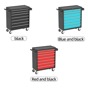 Heavy Duty 7 <strong>Drawer</strong> Tool Cabinet <strong>on</strong> <strong>Wheels</strong> for Workshop and Warehouse - Product Image 5