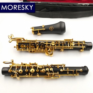 Oboe professionnel MORESKY en Do, style semi-automatique, en cupronickel plaqué argent/or/nickel S01 3.28 - Product Image 6