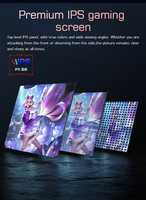 Moniteur de jeu rose 23,8 pouces 4K Full HD IPS sans cadre, écran LCD 75Hz, affichage PC 1ms de réponse pour configuration de bureau