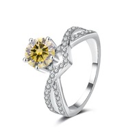 Anneau de fiançailles en argent sterling 925 pour femmes de luxe, moissanite multicolore, étanche, bagues de mariage, bijoux fins, fournitures personnalisées
