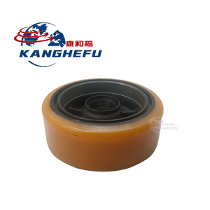Roues de <span class=keywords><strong>chariot</strong></span> élévateur Linde R14/R16 en polyuréthane, fournisseur de roues de <span class=keywords><strong>chariot</strong></span> élévateur, <span class=keywords><strong>roue</strong></span> de charge 285x100 0029902329, véhicule industriel - Product Image 4
