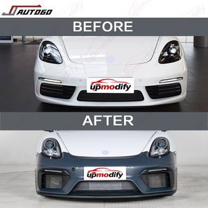 Parachoques Delantero Estilo GT4 982 2016-2024 para <span class=keywords><strong>Porsche</strong></span> Boxster <span class=keywords><strong>Cayman</strong></span> 981 2012-2016, Kit de Carrocería de PP, <span class=keywords><strong>Precio</strong></span> de Fábrica, Ajuste OEM - Product Image 2