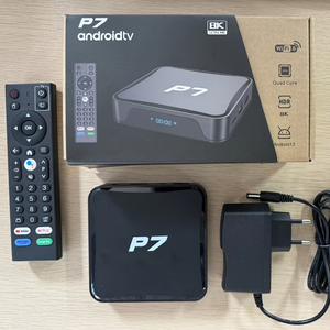 P7 Smart <strong>TV</strong> <strong>Box</strong> featuring Android 12.0 Streaming 4K Wifi6 16GB Allwinner H618 Remote Control Factory Direct UK STB Set-Top <strong>Box</strong> - Product Image 1