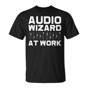 Maglietta promozionale per tecnico del suono Audio Wizard at Work - Product Image 1