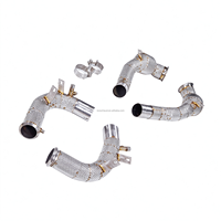 Tuyau d'échappement avant (Downpipe) pour Mercedes AMG GT63 Pro 4MATIC+ Coupé 2025 M177 4.0T en acier inoxydable 304 avec bouclier thermique – Performance optimisée