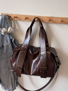 New Trendy Casual Minimalist Shoulder Crossbody Bag Winter Large Capacity Vintage <b>Tote</b> Bag for Women - Product Image 3