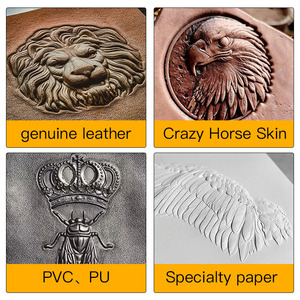 Tùy chỉnh da thủ công dập công cụ 3D dập nổi cú đấm cho Diy handmade khắc logo xây dựng thương hiệu leatherworking - Product Image 3