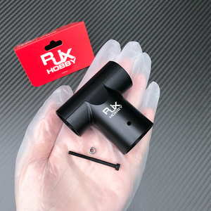 RJXHOBBY RJX4140 Conector en T de Aluminio de 30 mm a 25 mm y 90 Grados para Drones, Abrazadera Reductora de Tubo de Carbono, Adaptador Negro - Product Image 5