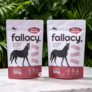 Sacs d'emballage pour aliments pour chats, fabrication en usine, impression de logo personnalisée, pochette autoportante avec fermeture éclair pour produits alimentaires pour animaux de compagnie - Product Image 6