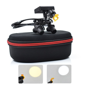 Lampe frontale chirurgicale orthopédique à LED angulaire 4x avec loupe pour examen de l'oreille, du nez et de la bouche - Product Image 5