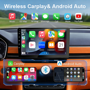 Autoradio Android 360° rotatif 1 DIN 10 pouces avec GPS, écran tactile IPS, Bluetooth, Wi-Fi, FM, <span class=keywords><strong>RDS</strong></span>, CarPlay, commandes au volant et vidéo stéréo - Product Image 4