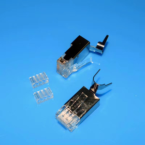 Soulin UTP Cat6 CAT7 Keystone <span class=keywords><strong>Ethernet</strong></span> cổng mạng RJ45 kết nối 8P8C Modular cắm 1.0 pha lê tiêu đề RJ45 Keystone <span class=keywords><strong>Ethernet</strong></span> - Product Image 6