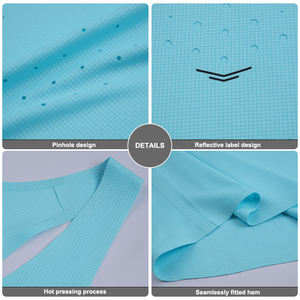 قمم خزان بيضاء غير ملحومة للرجال سريعة الجفاف للياقة البدنية غير رسمية حجم XL تنفس بلا أكمام طباعة ضغط - Product Image 3