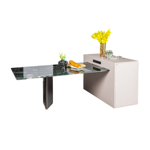 Đa chức năng ăn uống đồ nội thất bàn Bắc Âu nhôm tổ ong sang trọng phòng ăn bàn - Product Image 4