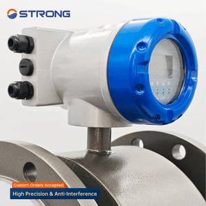 大型サイズDN800センサーを備えた産業用電磁流量計、水と油の測定用ステンレス鋼構造 - Product Image 2