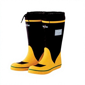 Botas de Seguridad con Punta de Acero Resistentes a Pinchazos, Botas de Trabajo NBR hasta la Rodilla para Gasolinera, Industria Química y Construcción - Product Image 1