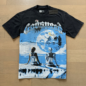T-shirt da uomo Gods Shirt Heavyweight, abbigliamento streetwear Y2K, alta qualità, 100% cotone. - Product Image 2