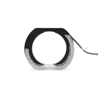 Phare LED Angel Eye avec cache de lentille, 3 pouces, type I8-U, 12V 10W, système d'éclairage automobile pour voiture