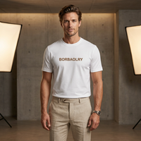 T-shirt pour homme ODIN en coton premium, logo imprimé, manches courtes, tee-shirt décontracté de luxe, tissu haute densité, streetwear, vêtements de mode, OEM/ODM
