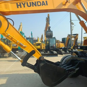 Excavatrice sur pneus Hyundai 150W-9 d'occasion de haute qualité, bonnes performances, prix bas, Hyundai 210W-9 150W-9 d'occasion à vendre en stock - Product Image 2