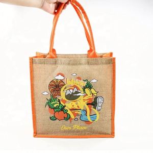 Sac en toile de haute qualité, réutilisable, personnalisé, écologique, pour mariage, café, vin, plage, shopping, sacs en jute, sacs en toile de jute - Product Image 1
