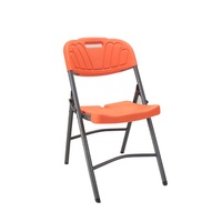 Silla plegable de plástico para exteriores, silla portátil para reuniones de oficina, silla para banquetes de boda al aire libre