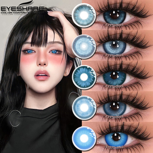 Lenti a contatto Eyeshare Triple Pupil DevilEye 14.5mm con effetto schizzi di sangue, spaventose, multi-occhio, per cosplay di Halloween. - Product Image 1