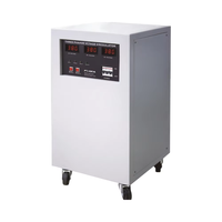 Régulateur de tension automatique triphasé ZHONGSHAN KEBO PT3-60KVA AC AVR, type servomoteur compensé, affichage numérique, 98% de rendement