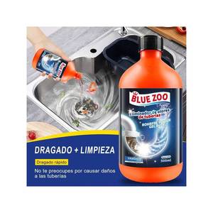 Déboucheur de canalisations Blue Zoo 500ml, nettoyant liquide à action rapide - Product Image 1