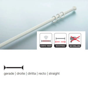 IDEAL Extensible 140-260 Varilla de ducha blanca 1 Herramienta de giro lateral para diseños de ducha personalizados - Product Image 5