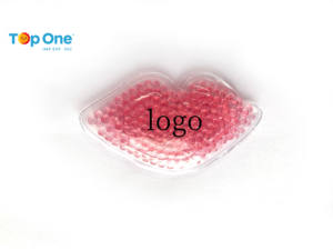 TopOne Meilleures ventes Chaud Froid Réutilisable En Forme De Lèvre Perles De Gel Thérapie Smart Ice Pack Cliniques Esthétiques - Product Image 6