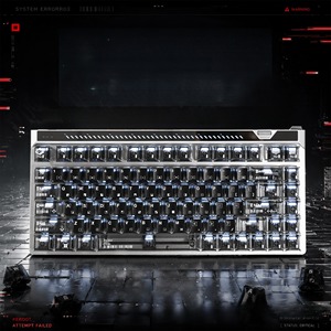[Custom <span class=keywords><strong>75</strong></span> Keyboard] MTC75 Aluminiumlegierung Mechanische Gaming-Tastatur mit Drehknopf und PC-Tastenkappen für Vertikalintegration/Kreative Anwendungen - Product Image 2