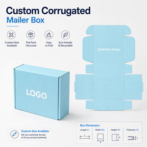 Cajas de Envío de Cartón Corrugado Plegables, Resistentes, Reutilizables y Ecológicas con Logotipo de Marca Personalizado, Venta al Por Mayor de Fábrica, MOQ Bajo - Product Image 3
