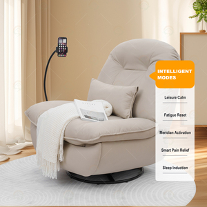 Sofá de masaje relajante de estilo perezoso de lujo de alta calidad, silla giratoria de 270 ° y mecedora, sofá reclinable con masaje - Product Image 4