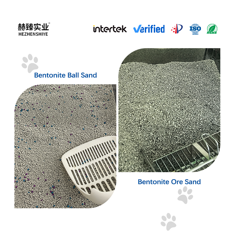 HZ-111255CLA Low Dust Formulation Cat Litter - 0.5-8mm Particle Size for Home Cleanliness | HZ Brand