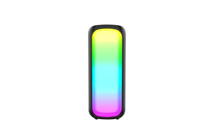 Micrófono altavoz HiFi Dual 4 pulgadas RGB luces DIY colores FM función DIY Color personalizado TWS conexión altavoz inalámbrico portátil - Product Image 2