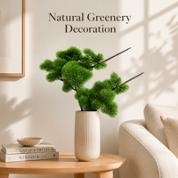 Pigne artificielle décorative en plastique, simulation de pignon de pin, fleurs, plante décorative pour aménagement paysager, accessoires pour bonsaï