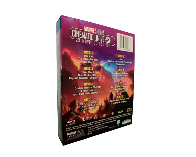マーベル MCU Blu-ray 23本セット 新品 MARVEL MCU INFINITY SAGA: COMPLETE 23 MOVIE BLU-RAY, 4K BOX