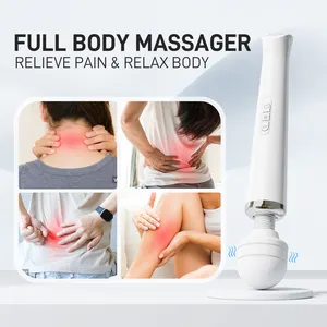 Massaggio della bacchetta magica con 20 modalità di vibrazione e 8 velocità di vibrazione per la testa del corpo del seno collo della gamba del ginocchio sesso clitorideo