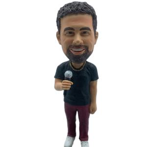 Figurines de tête de Bobble chantant en résine, fabrication de jouets artisanaux en polyrésine sur mesure - Product Image 5