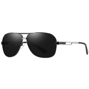 Новейшие поляризованные солнцезащитные очки EUGENIA UV400 оптом металлические классические авиационные солнцезащитные очки