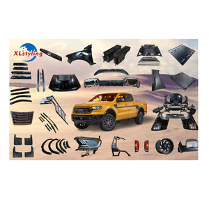 Conversion de voiture Facelift Upgrade pare-chocs Fender flare Tonneau Cover F150 Raptor Bodykit Marchepied latéral pour Ford Ranger T6 <span class=keywords><strong>T7</strong></span> T8 T9 - Product Image 1