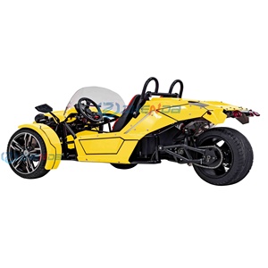 Nouvelle Conception 2026 – Voiture Électrique Jaune Vintage à 3 Roues pour Visites Touristiques – Voiture Électrique Classique Rétro pour Touristes - Product Image 1
