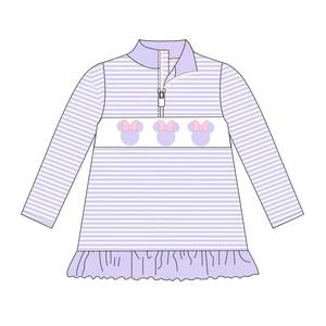 Herfst Winter Peuter Jongen Pullover Gebreid Katoenen Meisje Lange Mouw Peter Pan Kraag Sweatshirt Shirt 2024 - Product Image 5