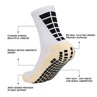Chaussettes antidérapantes professionnelles pour hommes, 5 paires, sport, ballon de Football